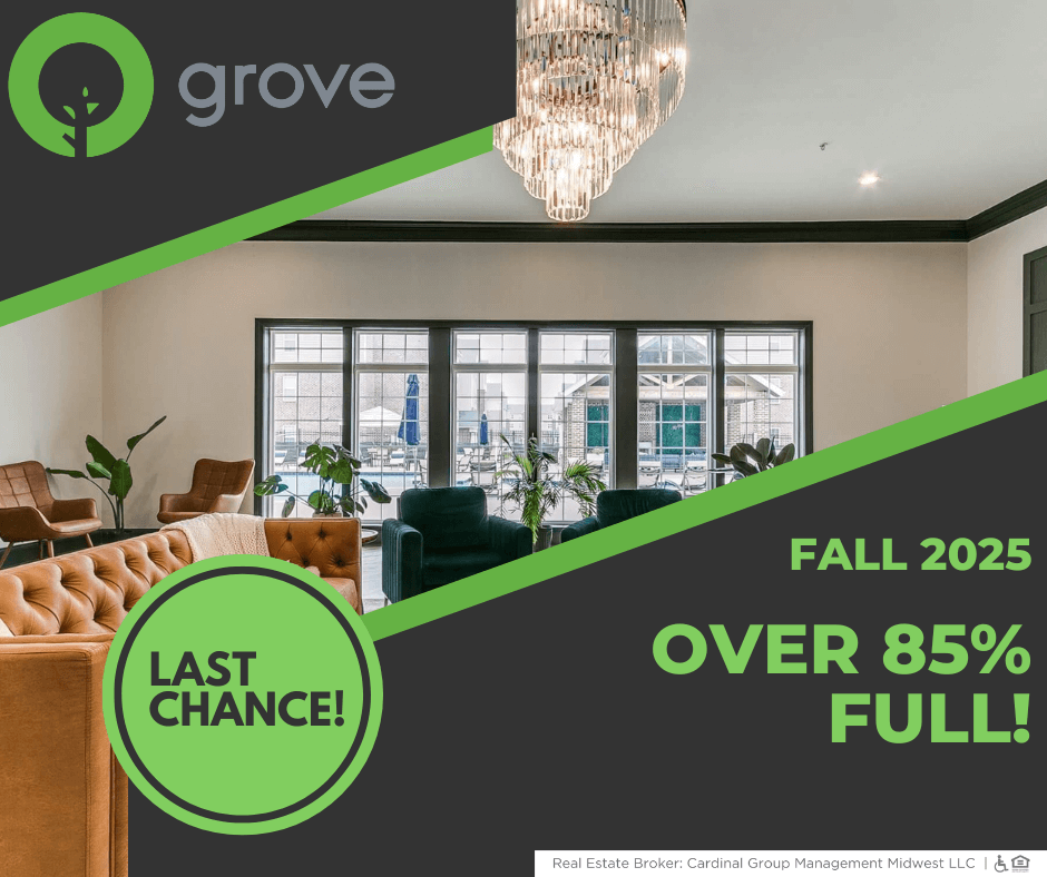 Grove Ames over 85% full,Last Chance! (1)